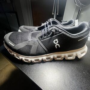 On Running Women Black and White Sneakers